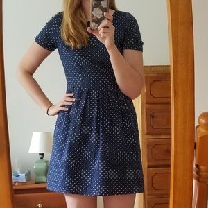 Madewell cotton "hazy" dot dress - Size 0 xs to s